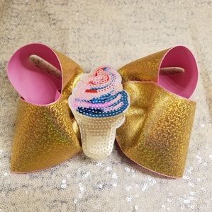 🆕️👸🎀 8" ice cream boutique (hair bow) (moños)